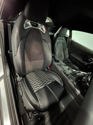 Customer photo review of 2020+ Toyota Supra Custom Leather Seat Covers