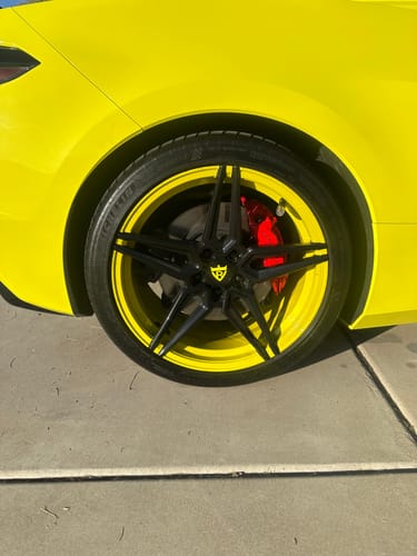 Customer photo review of CUSTOM 1 PIECE FORGED WHEELS: RV-MR02