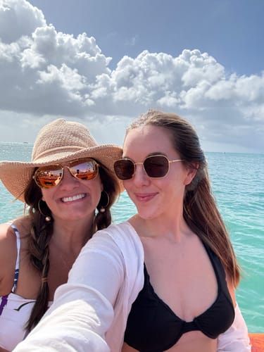 Customer photo review of Packable Sun Hat Nativo