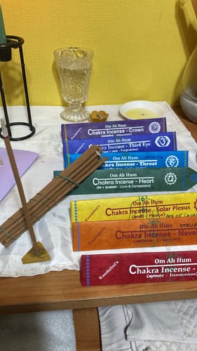 Customer photo review of INCIENSO SET 7 CHAKRAS