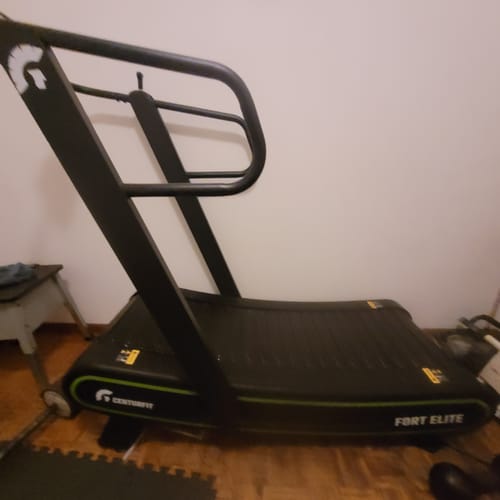 Customer photo review of Caminadora Curva Profesional Mecanica 5 Niveles Resistencia