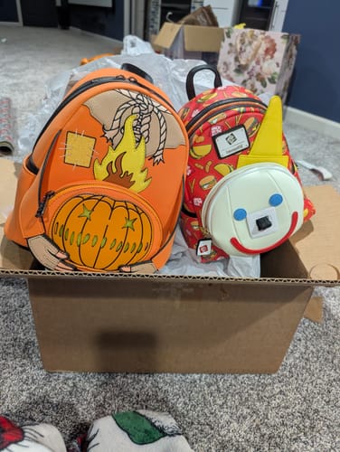 Customer photo review of Loungefly Mini Backpack Mystery Box