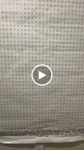 Customer video review of Custom Personalized Giant Word Search