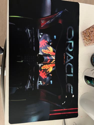 Customer photo review of Custom Playmat (24" x 14")