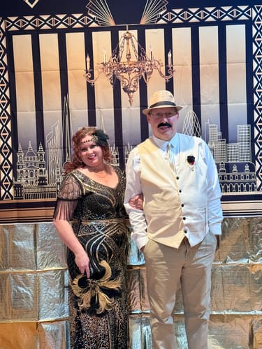 Customer photo review of 1920s Murder Mystery Game Kit