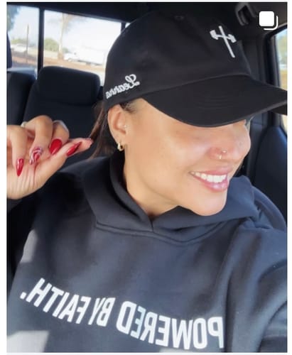 Customer photo review of Cross Dad Hat