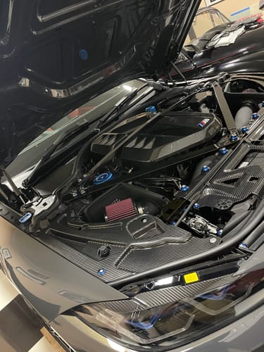Customer photo review of BMW G80 M3 & G82 M4 Headlight Covers In Carbon Fibre