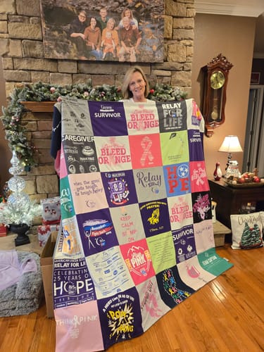 Customer photo review of T Shirt Quilt by Project Repat