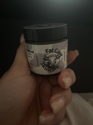 Customer photo review of Tallow Face Cream | With Added Almond Oil