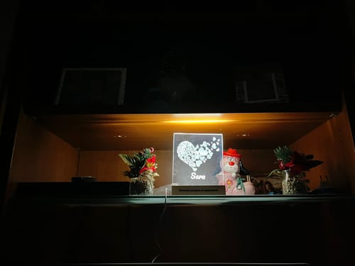 Customer photo review of Lampada Cuore