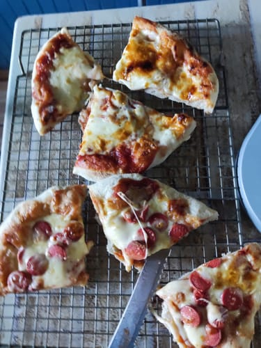 Customer photo review of Horno Pizza a la Piedra Black Edition Kitchen-It