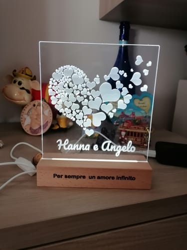 Customer photo review of Lampada Cuore