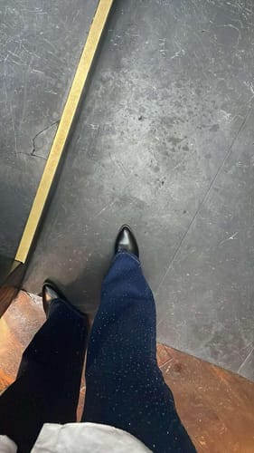 Customer photo review of Τζιν παντελόνι με στράς