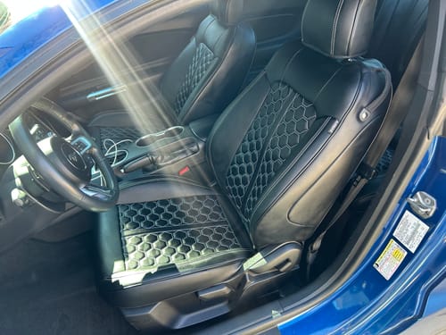 Customer photo review of 2015+ Ford Mustang Coupe Seat Upholstery Kit