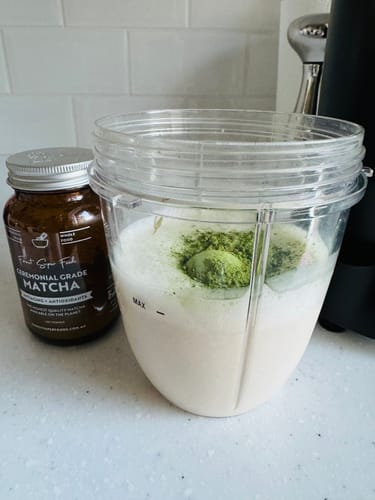 Customer photo review of Ceremonial Grade Matcha Green Tea Leaf