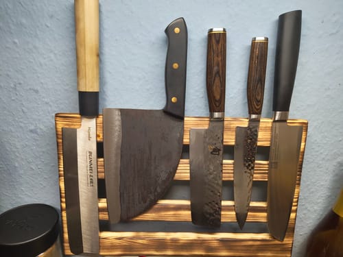 Customer photo review of Handgeschmiedetes Kochmesser - Black