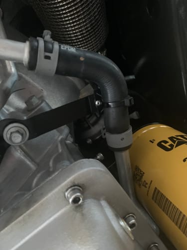Customer photo review of SPE Motorsport 2023+ 6.7L Powerstroke Oil Filter Housing