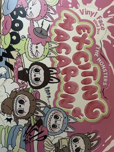 Customer photo review of POP MART The Monsters Exciting Macaron Series Plush Pendant Blind Box