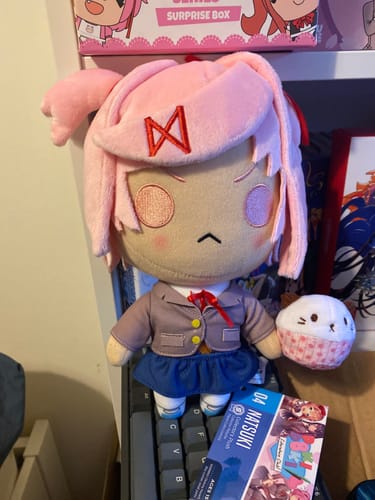 Customer photo review of Doki Doki Literature Club - Natsuki Collector's Plush