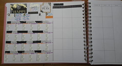 Customer photo review of 2024-2025 Teacher Planner, Lovebug