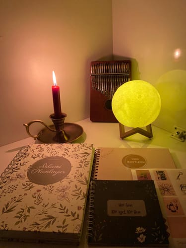 Customer photo review of İbadet Rehberi İslami Planlayıcı Çiçek Desenli Kapak