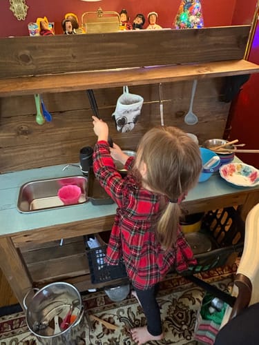 Customer photo review of Wooden Montessori Kitchen