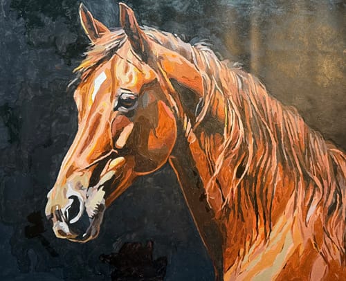 Customer photo review of Natural Brown Equine