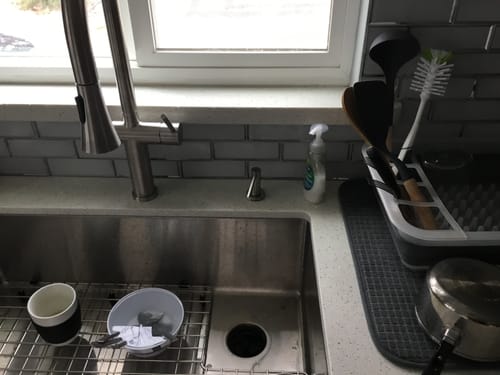 Customer photo review of Snozzle - Liquid Dish Soap Dispenser