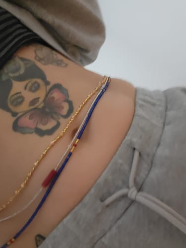Customer photo review of Mystery Bag Waist Beads