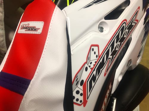 Customer photo review of Custom Seat Cover: 2024 Yamaha YZ250X