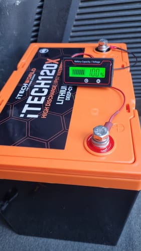 Customer photo review of iTECH120X 12v Lithium Deep Cycle Battery LiFePO4