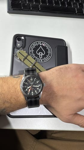 Customer photo review of 007 Bond Nylon Strap- Five Eye