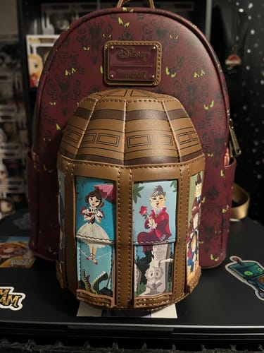 Customer photo review of Loungefly Disney Haunted Mansion Moving Portraits Mini Backpack