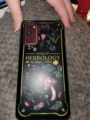 Customer photo review of Grimoire Tough Phone Case for Samsung - Shockproof Anti-scratch Witchy Goth Accessories Cover