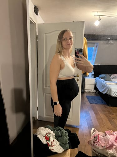 Kundenbewertung mit Foto zu Schwangerschafts Leggings