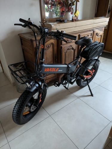 Customer photo review of Vakole CO20 MAX 750W*2 Dual Motor 20" Folding Fat Bike 20Ah Samsung Battery