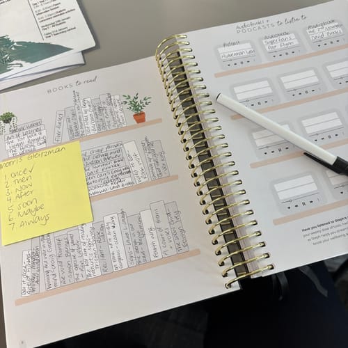 Customer photo review of 2025 Signature Planner - Black