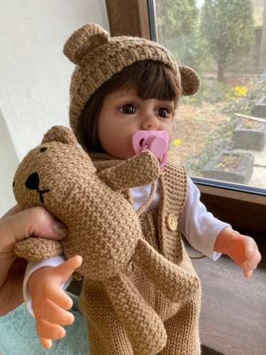 Customer photo review of Lifelike Reborn Dolls Realistic Full Silicone Baby Bebe Vinyl 50CM Newborn Girl Doll Princess Toddler Toy Gift