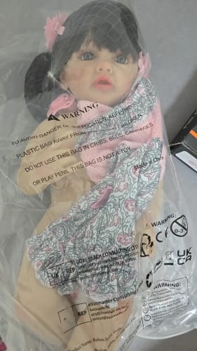Customer photo review of BZDOLL 55 CM 22 Inch Reborn Dolls Realistic Full Silicone Baby Bebe Newborn Girl Doll Princess Toddler Toy Gift