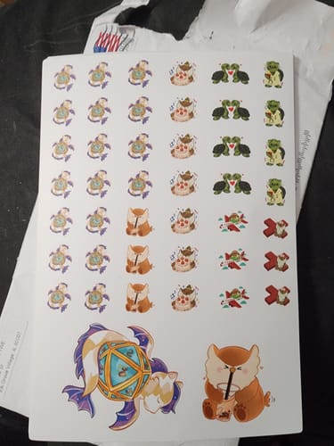 Customer photo review of Calendar Stickers (2025)