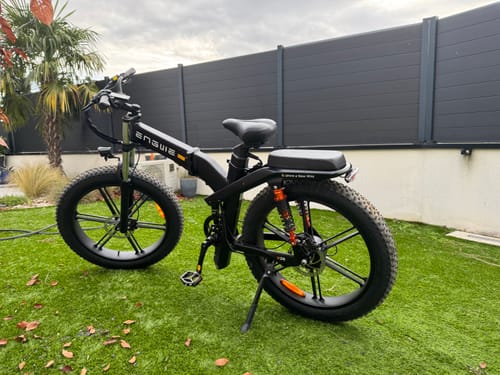 Customer photo review of Engwe X26 1000W 26" Fat Bike Foldable E-Mountain Bike Dual Batteries EMTB