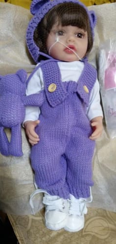 Customer photo review of Lifelike Reborn Dolls Realistic Full Silicone Baby Bebe Vinyl 50CM Newborn Girl Doll Princess Toddler Toy Gift