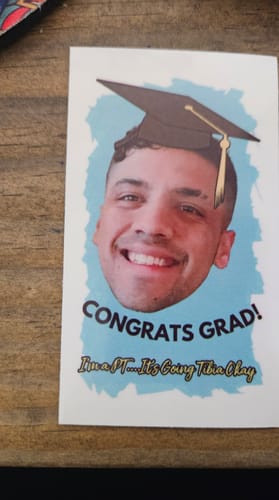 Customer photo review of Congrats Grad!
