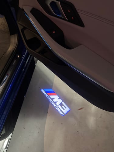 Customer photo review of BMW G SERIES DOOR LIGHTS