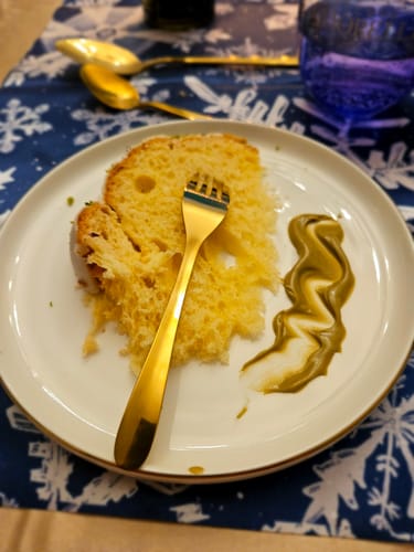 Customer photo review of SCAVI & RAY Panettone & Crema di Pistacchio