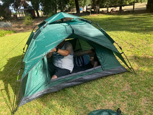 Customer photo review of 3 Secs Tent (Motocamping)