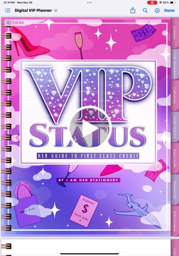 Customer video review of VIP Status Her Guide To First Class Credit Digital