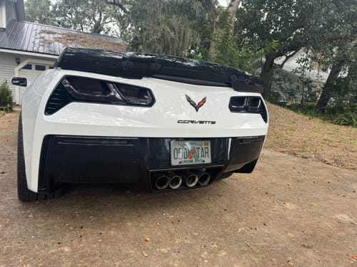 Kent B. review of Corvette C7 Stage 3 Rear Spoiler W/ Wickerbill Extension image 1 out of 3