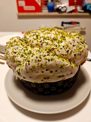 Customer photo review of SCAVI & RAY Panettone & Crema di Pistacchio