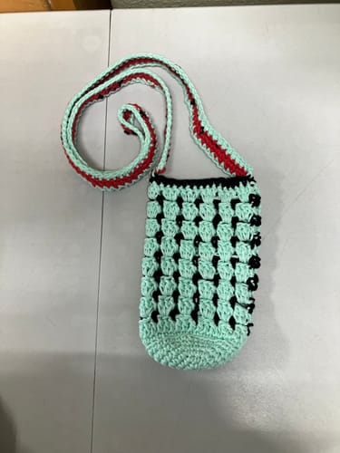 Customer photo review of Passioknit Bottle Holder Pattern